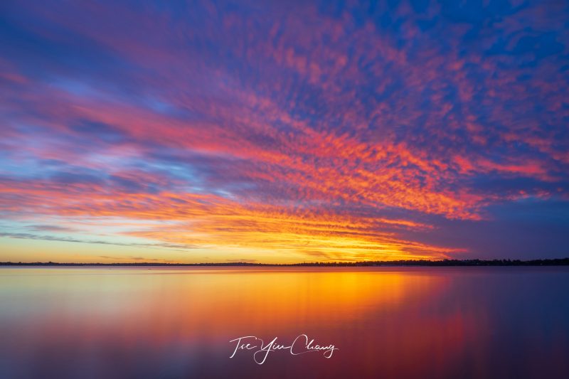 Vivid sunset at South Perth