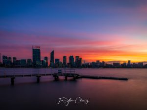 Winter sunrise in Perth