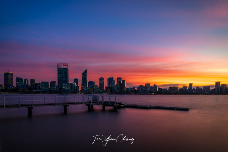 Winter sunrise in Perth