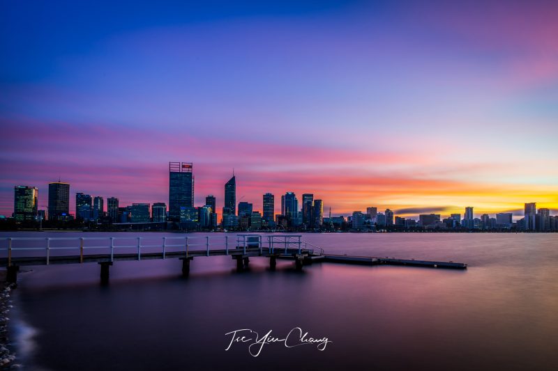 Winter sunrise in Perth