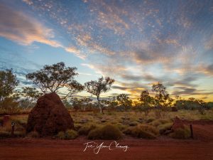 Pilbara sunset, Karijini Eco Retreat