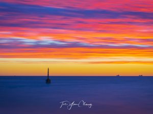 Vivid Cottesloe Beach sunset