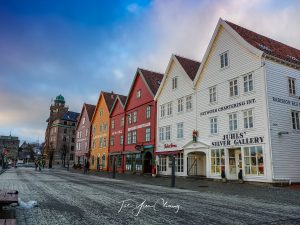 Heritage listed Bryggen, Bergen, Norway