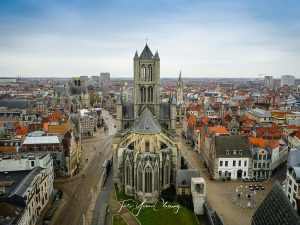 Medieval city of Ghent, Belgium