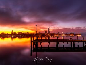 Swan Brewery Jetty summer sunrise